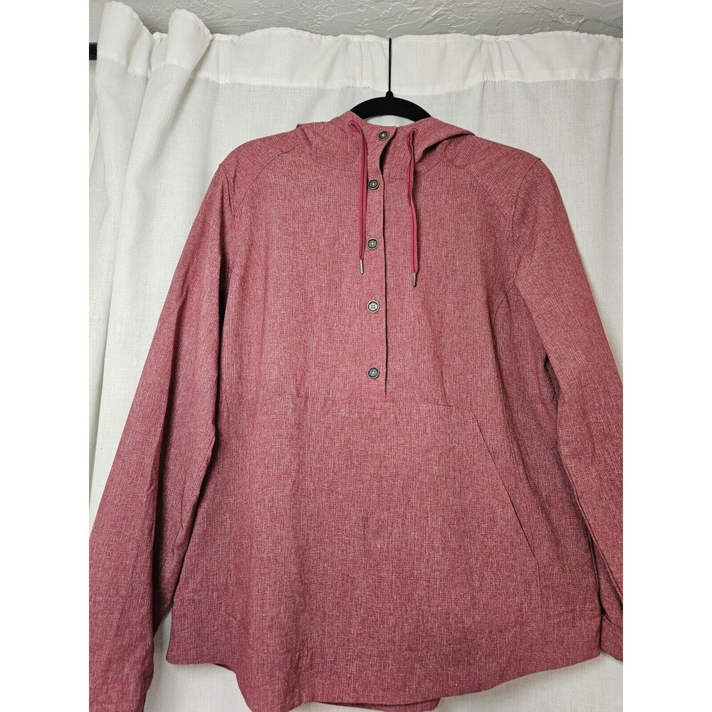 $90 Marmot Lorey Hoody Jacket Women’s Sz Large Dark Coral Pink Packable Jacket